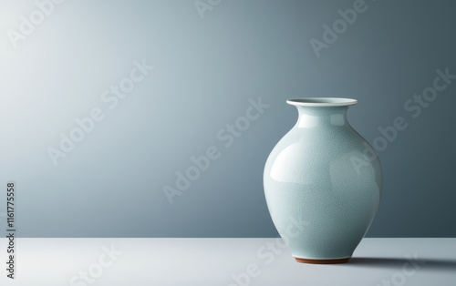 Retro China traditional ceramic art vase photo