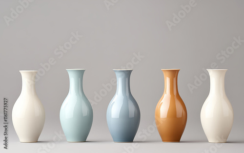 Retro China traditional ceramic art vase photo