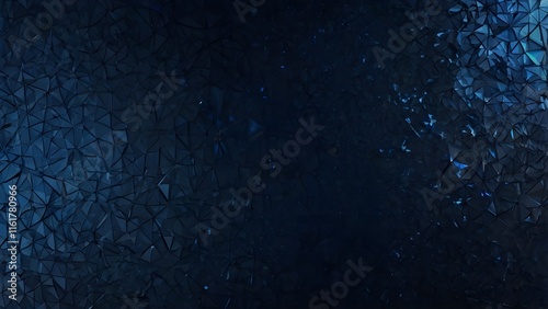 Blue confetti with a blue background with bokeh and copy space for design.