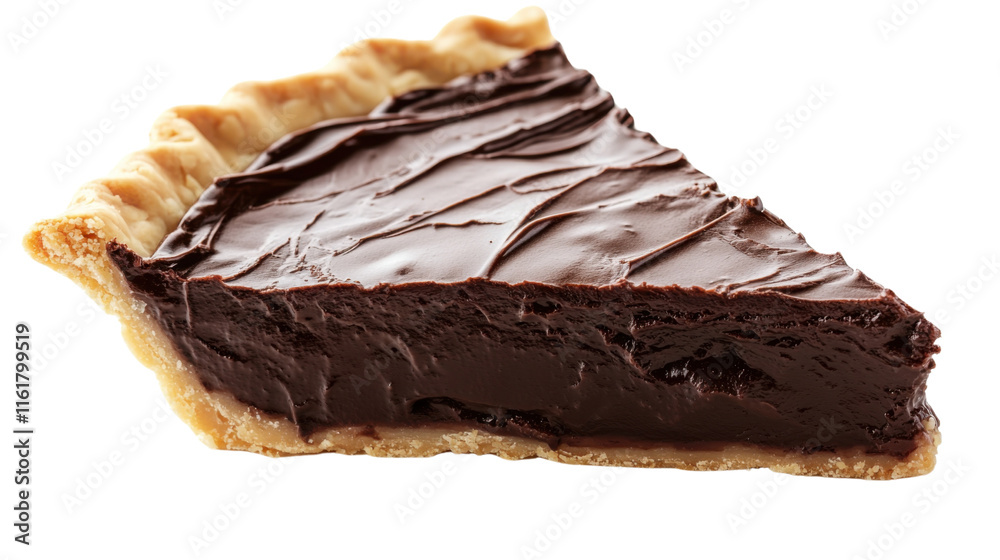 Piece of chocolate cake, transparent background Piece of chocolate cake, transparent background