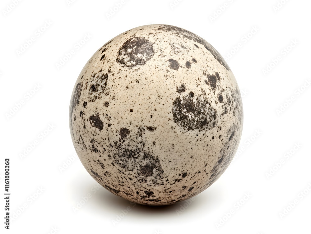 Quail Egg: A Speckled Orb, Naturalistic Still Life Quail Egg: A Speckled Orb, Naturalistic Still Life