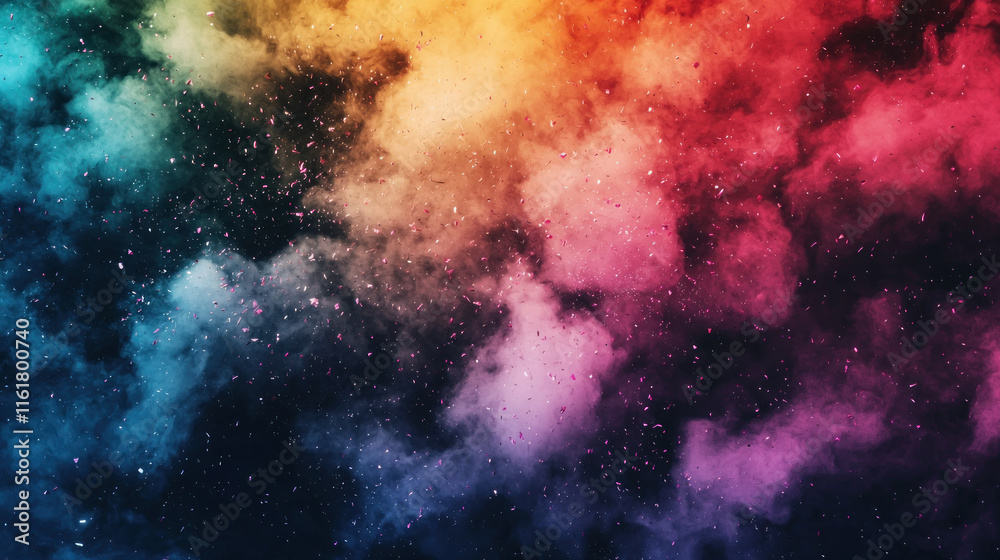 Colorful cosmic nebulae imagery outer space abstract art digital artwork wide angle galactic concepts for visualization Colorful cosmic nebulae imagery outer space abstract art digital artwork wide angle galactic concepts for visualization