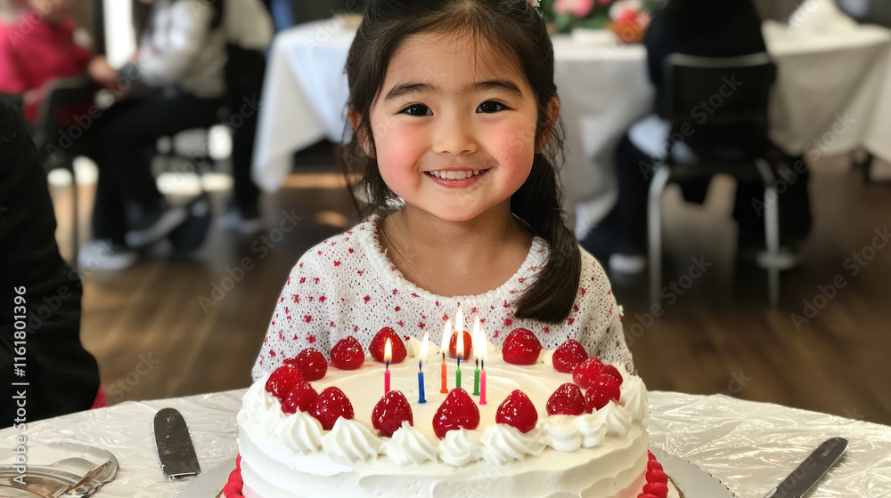 Birthday celebration with cake party venue photo of a child festive atmosphere close-up joyful moment Birthday celebration with cake party venue photo of a child festive atmosphere close-up joyful moment