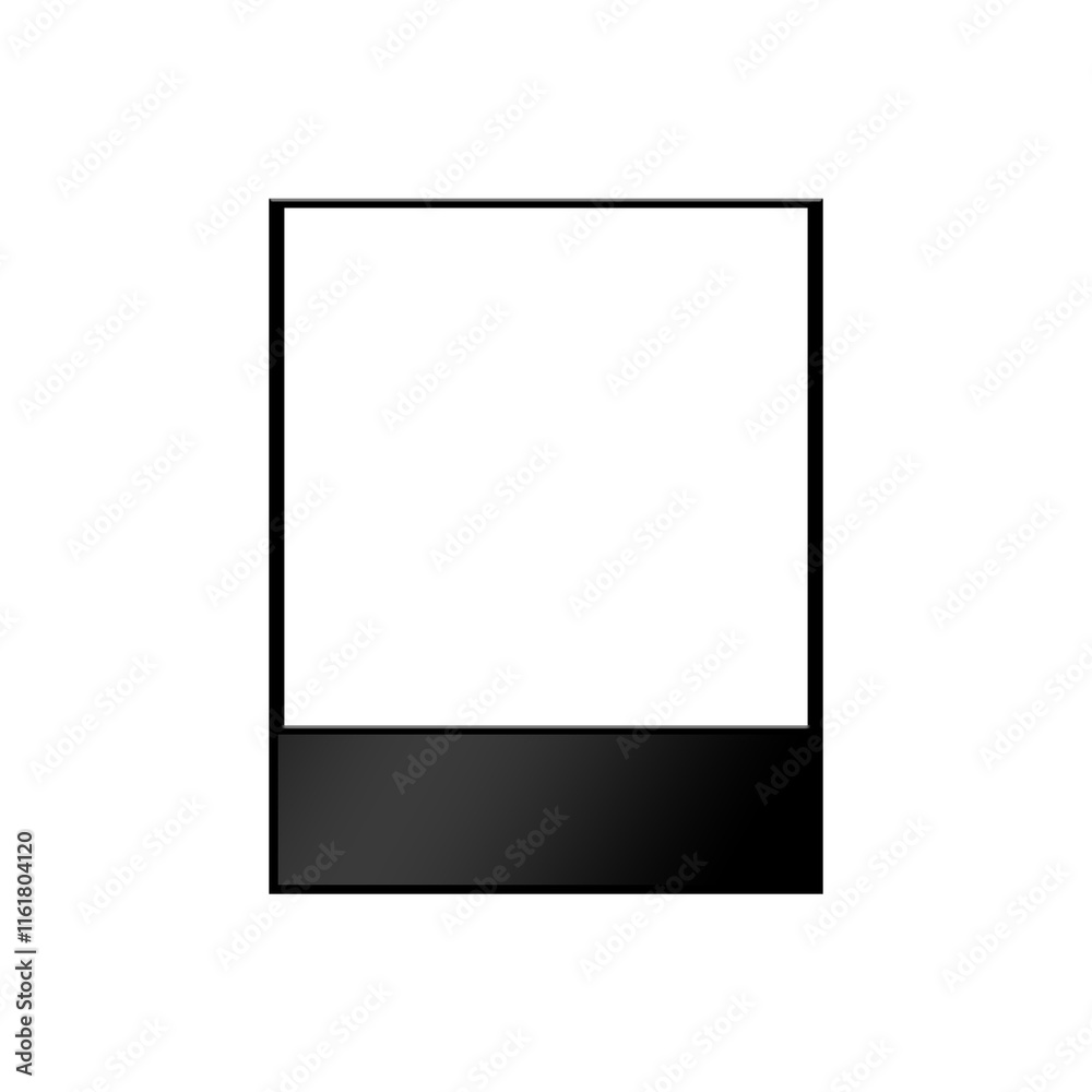 Realistic polaroid frame photo template, instant photo frame isolated in transparent PNG. Realistic polaroid frame photo template, instant photo frame isolated in transparent PNG.