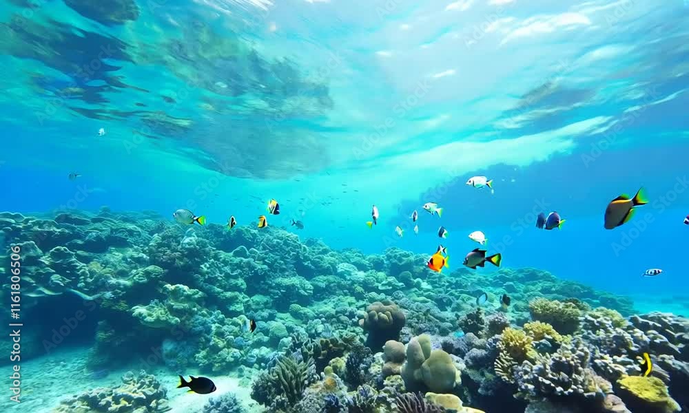 Pemandangan ikan dibawah laut 