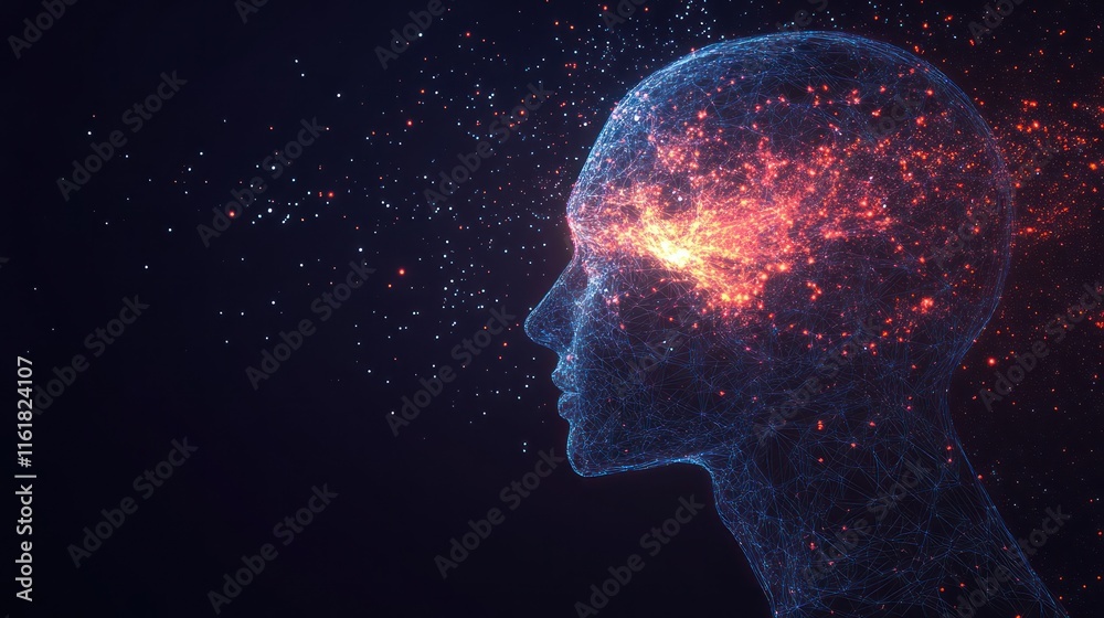 Illuminated Mind: A Digital Portrait of Inner Radiance Illuminated Mind: A Digital Portrait of Inner Radiance