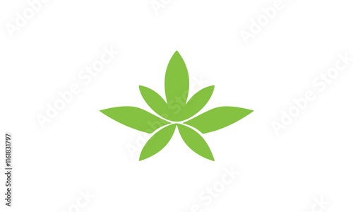 green leaf logo