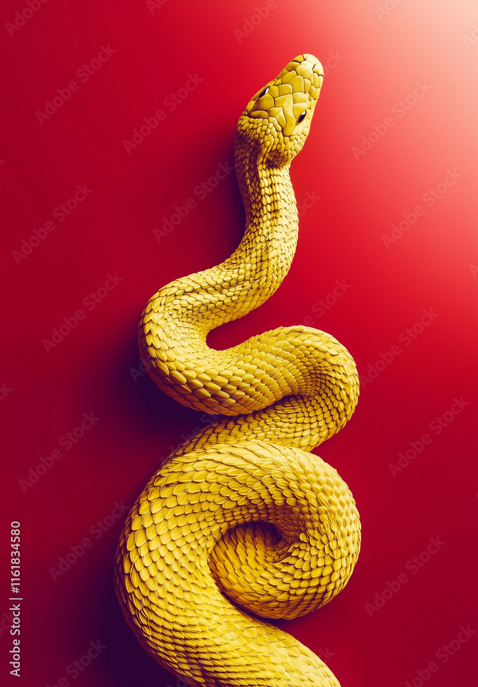 Obraz premium snake, reptile, animal, nature, wildlife, green, serpent, scales, wild, eye, viper, python, close-up, reptiles, closeup, head, danger, yellow, snakes, skin, dangerous, isolated, mamba, cobra, poisonou