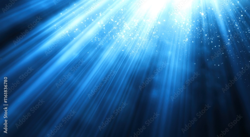 Abstract Underwater Light Beams Abstract Underwater Light Beams