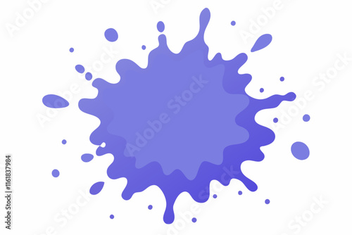 Periwinkle paint splatter 02