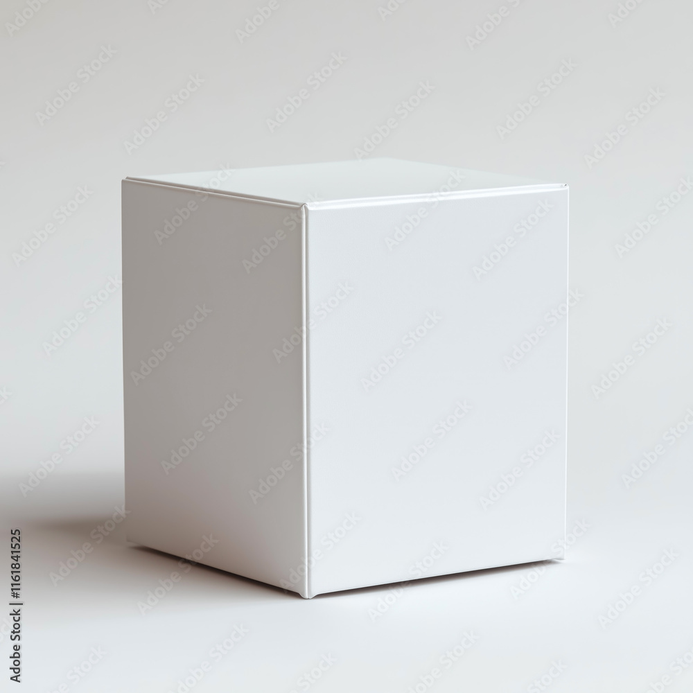Naklejka premium white box shape design