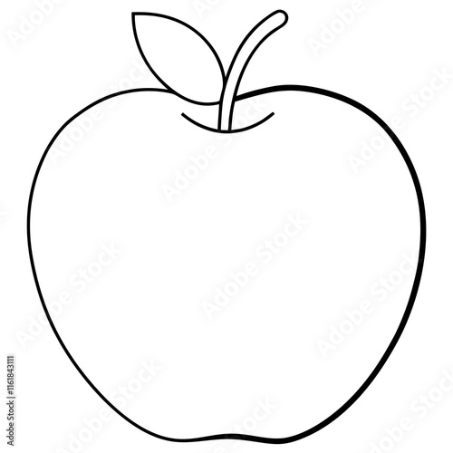 Apple, fruit, food, vector, illustration