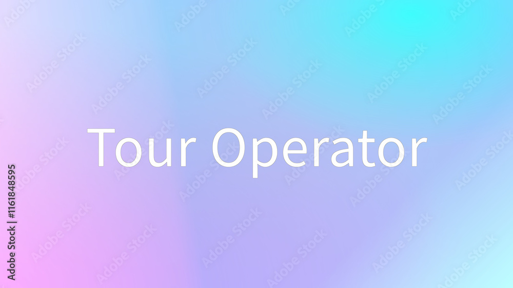 Tour Operator のグラデーション背景イラスト Tour Operator のグラデーション背景イラスト