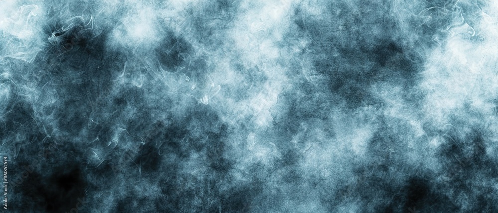 Obraz premium Light blue gray grainy noisy gradient background 