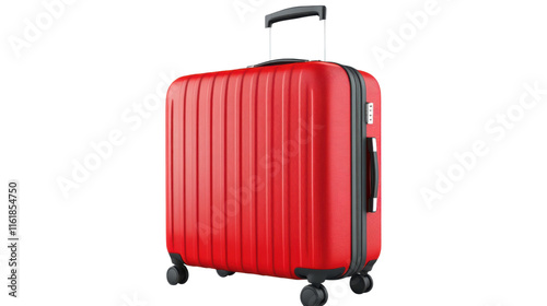 Travel suitcase transparent background