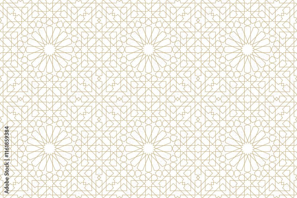 Seamless geometric pattern in authentic arabian style. Seamless geometric pattern in authentic arabian style.