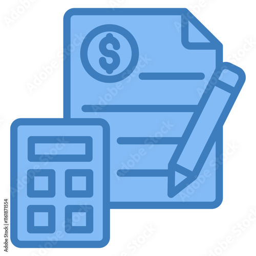 Accounting Icon Element For Design