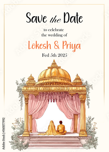 Modern Wedding Invitation Card Design 3rd 