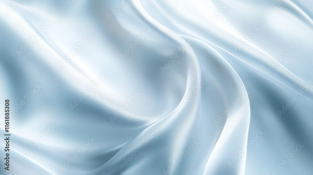 Soft light silk fabric flowing gently in waves, Abstract white cloth background with soft waves ideal for copy space image with bedding sheets Soft light silk fabric flowing gently in waves, Abstract white cloth background with soft waves ideal for copy space image with bedding sheets