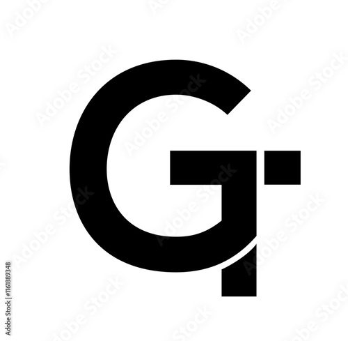 GTG brand vector icon monogram photo