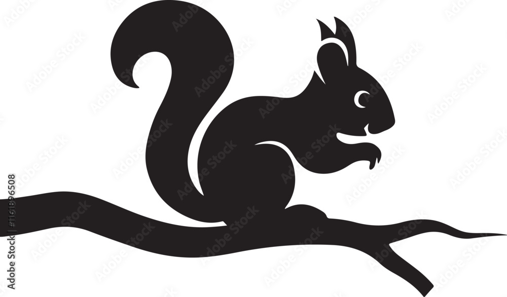 Naklejka premium squirrel