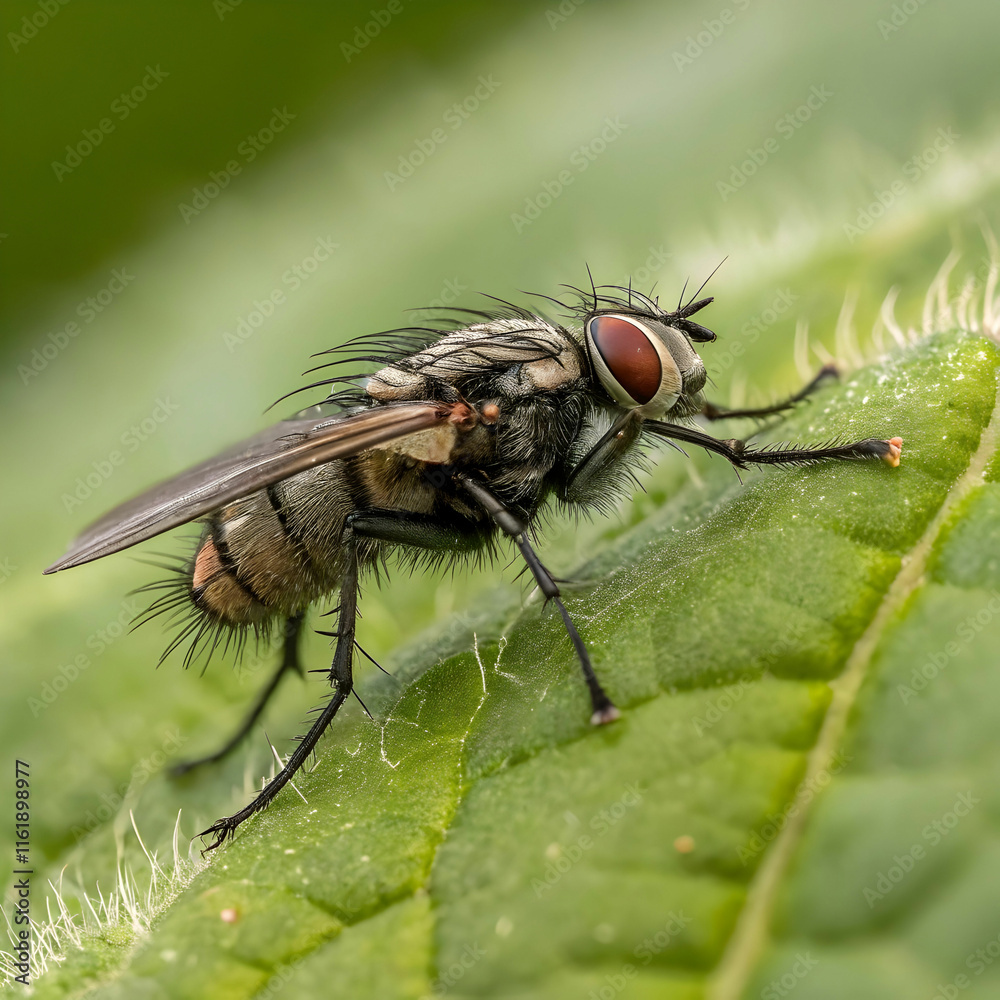 the tiny hairs on a fly s legs as it rests on a le the tiny hairs on a fly s legs as it rests on a le