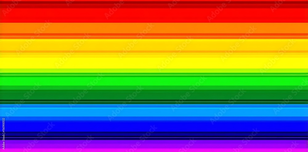 Rainbow Stripes Background: Vibrant Horizontal Lines Rainbow Stripes Background: Vibrant Horizontal Lines