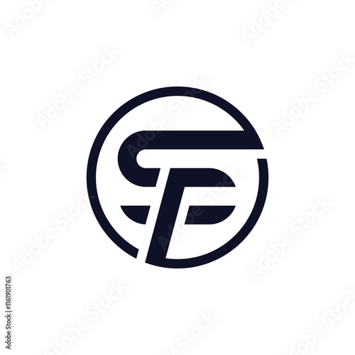 initial letter SF circle logo design graphic vector Free Download initial letter SF circle logo design graphic vector - GFXLoad