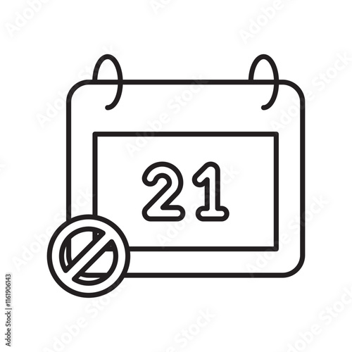 anti terrorism line icon with white background vector stock illustration