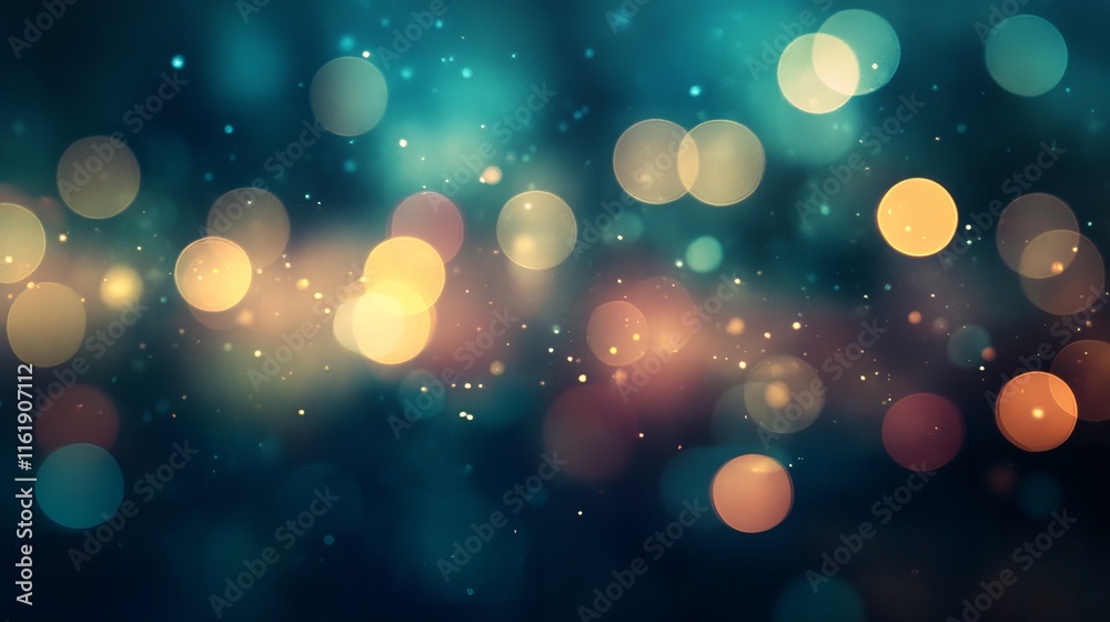 Abstract colorful bokeh lights with soft blurred circle shapes, vibrant background illustration Abstract colorful bokeh lights with soft blurred circle shapes, vibrant background illustration
