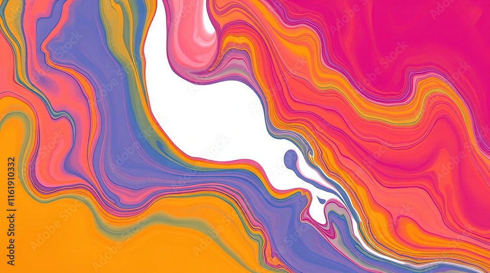 commercially viable, abstract fluid image, The composition features a distinct split, bold areas of contrasting color, and half negative space, commercially viable, abstract fluid image, The composition features a distinct split, bold areas of contrasting color, and half negative space,