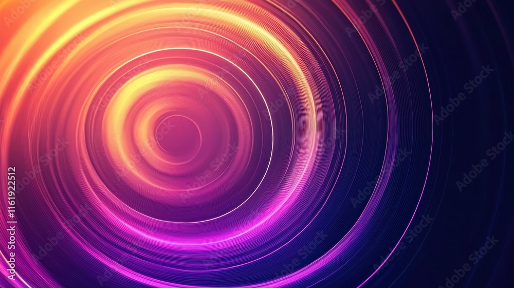A digital design featuring concentric circles with a gradient effect, symbolizing unity and connection A digital design featuring concentric circles with a gradient effect, symbolizing unity and connection
