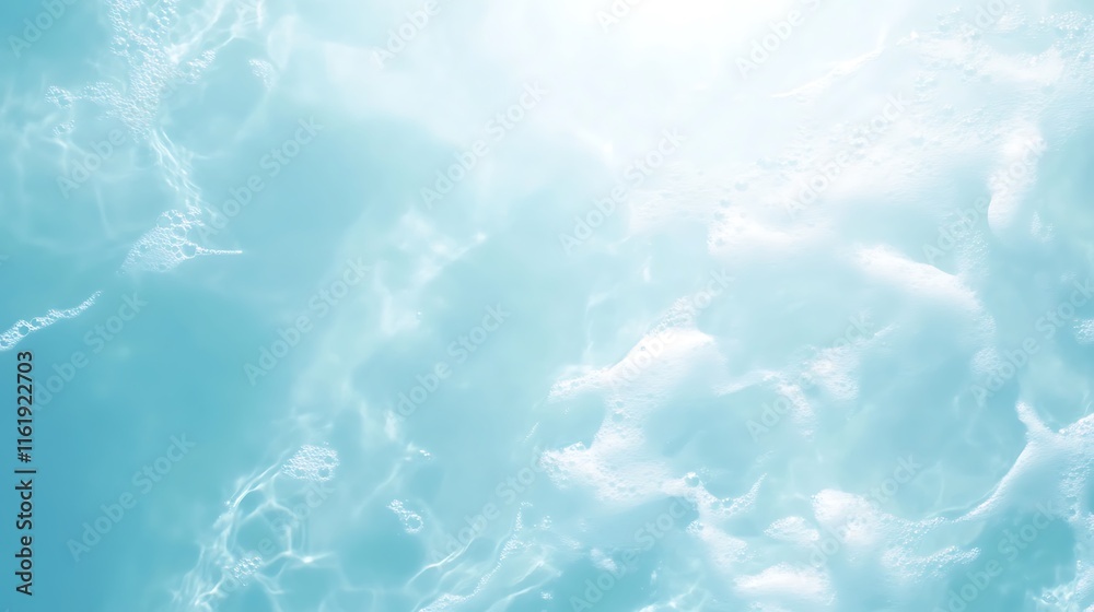 Pure blue and white water texture of the ocean sea with foam from and waves, blue sea water texture, blue clear water surface texture with ripples, splashes, Abstract summer banner backgroud Pure blue and white water texture of the ocean sea with foam from and waves, blue sea water texture, blue clear water surface texture with ripples, splashes, Abstract summer banner backgroud