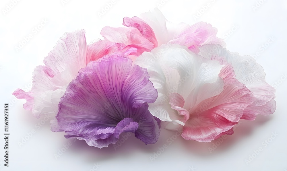 Delicate pastel flower petals, soft, gentle, romantic. Delicate pastel flower petals, soft, gentle, romantic.