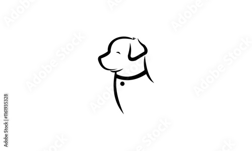 Dog logo vector photo