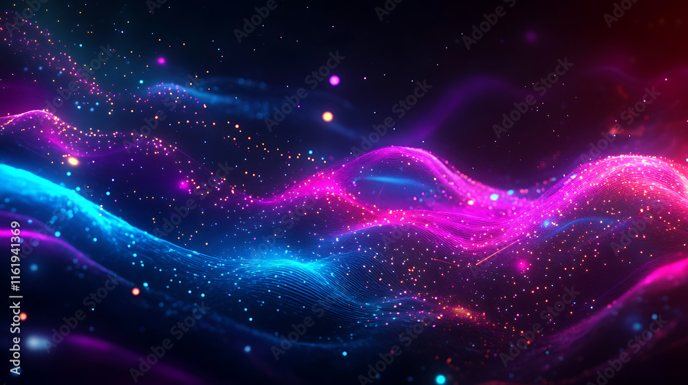 network diagram with vibrant data flow visualized as glowing lines and nodes in a dark futuristic background network diagram with vibrant data flow visualized as glowing lines and nodes in a dark futuristic background