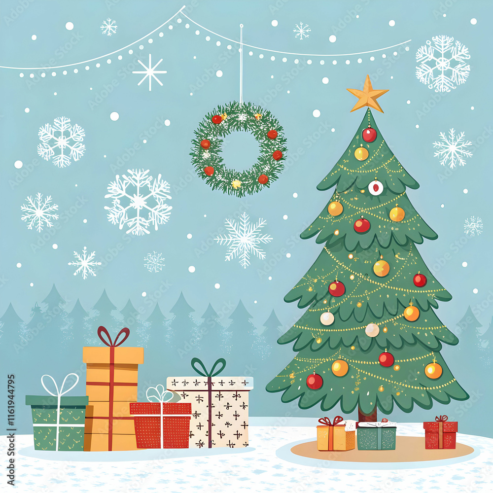 merry Christmas festival soft blue background with merry Christmas festival soft blue background with