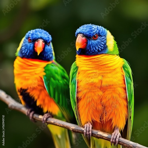 parrot on transparent background, rainbow lorikeet parrot, parrot, pair of parrots