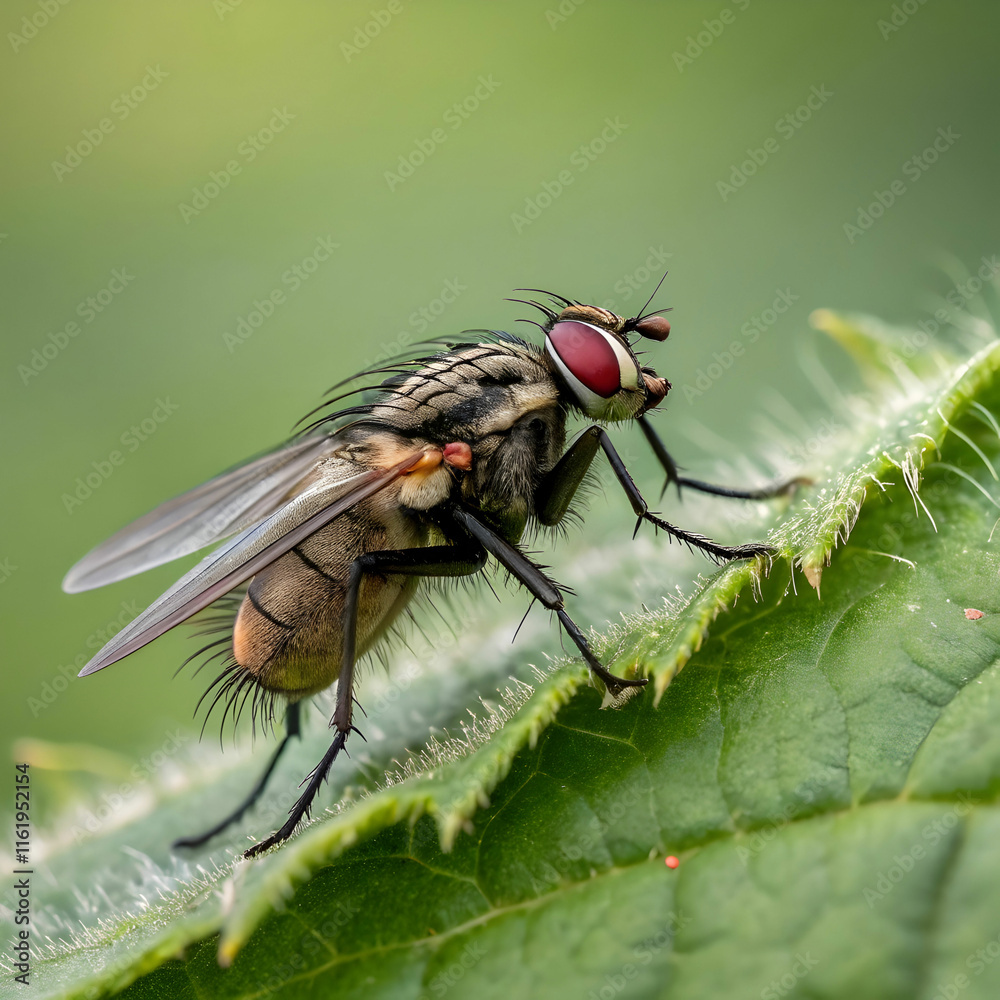 the tiny hairs on a fly s legs as it rests on a le the tiny hairs on a fly s legs as it rests on a le