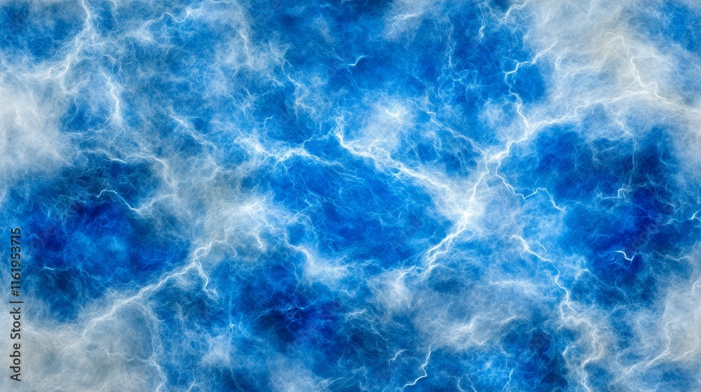 Abstract Blue Electric Storm Energy Texture Abstract Blue Electric Storm Energy Texture