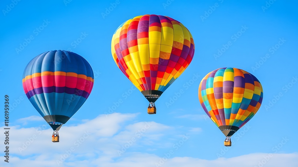 Balloons in a rainbow of colors soaring into a bright sky during a celebration Balloons in a rainbow of colors soaring into a bright sky during a celebration