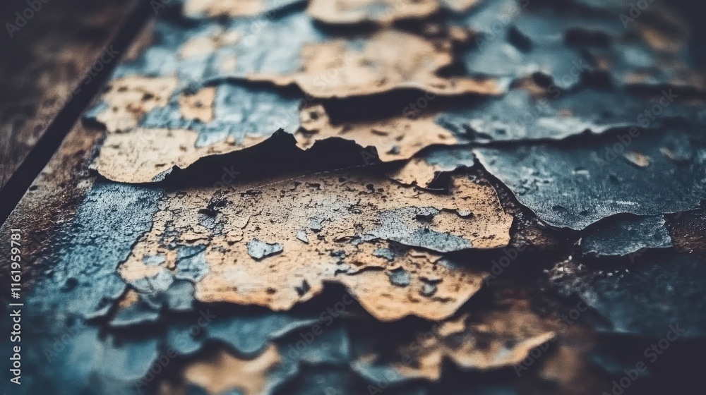 Peeling Paint Reveals Aged Wooden Surface Texture Peeling Paint Reveals Aged Wooden Surface Texture