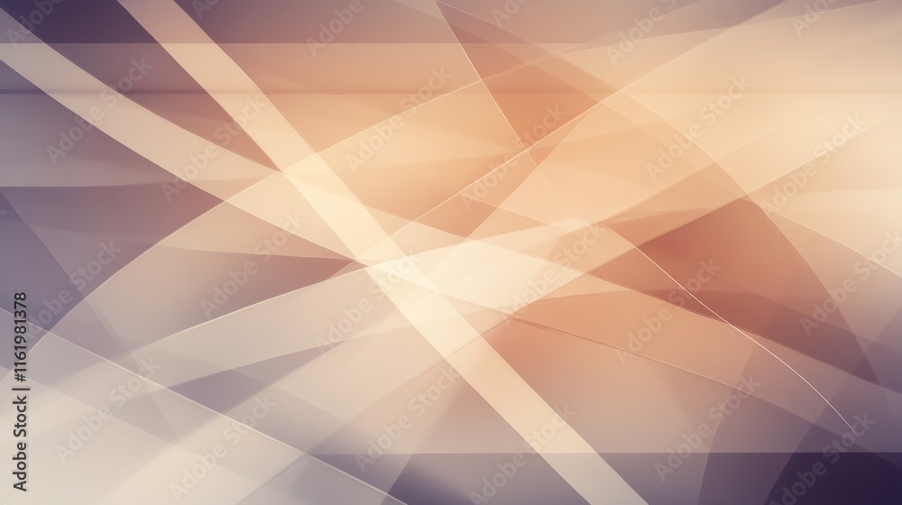 Fototapeta premium Abstract Geometric Design Brown and Beige Hues