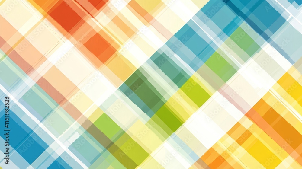 Abstract Geometric Diagonal Plaid Pattern Design Abstract Geometric Diagonal Plaid Pattern Design