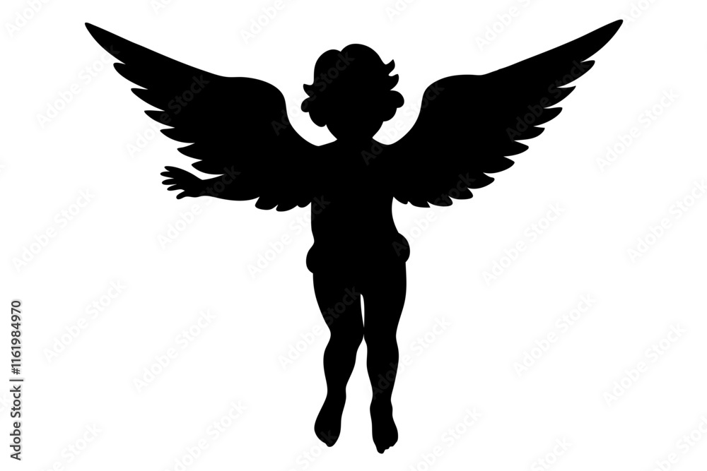 Fototapeta premium angel with wings