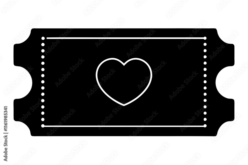heart shaped blackboard