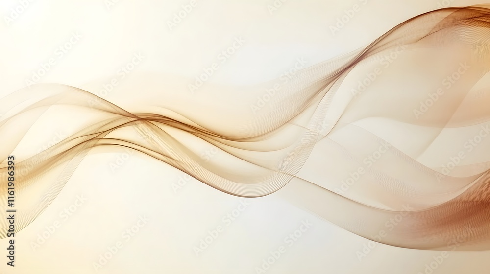 Curved lines merging gently in continuous fluid motion creating an elegant flowing design Curved lines merging gently in continuous fluid motion creating an elegant flowing design