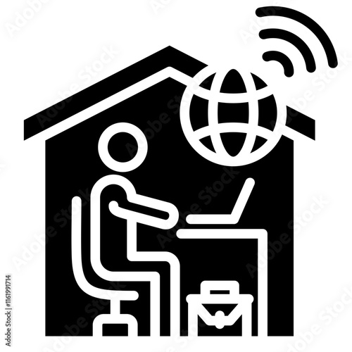 Wallpaper Mural Remote Work Icon Torontodigital.ca
