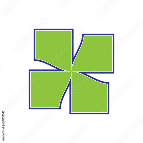 four leaf clover logo symbol