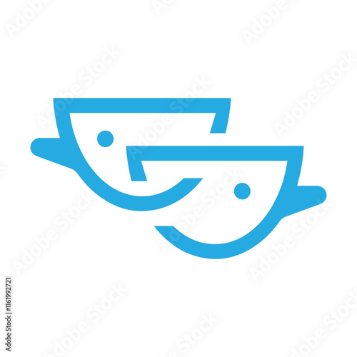 twin brothers logo symbol icon